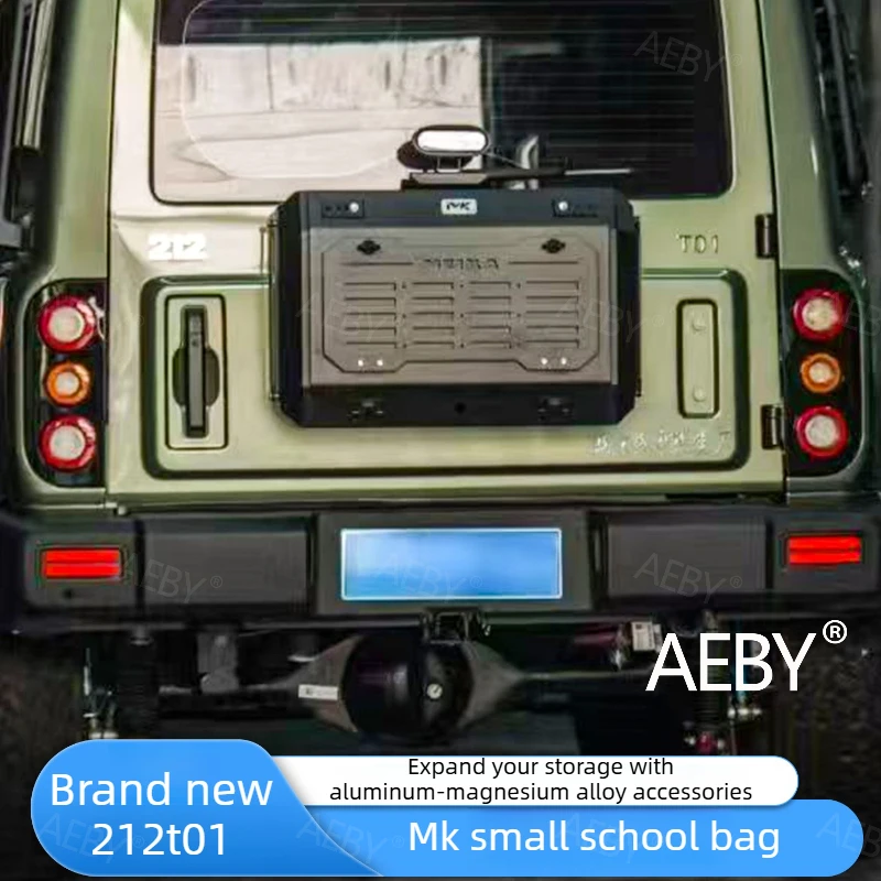 AEBY For BAIC 212 T01 Waterproof tailgate storage box,Tailgate tire storage box,Toolbox appearance,Car Accessories