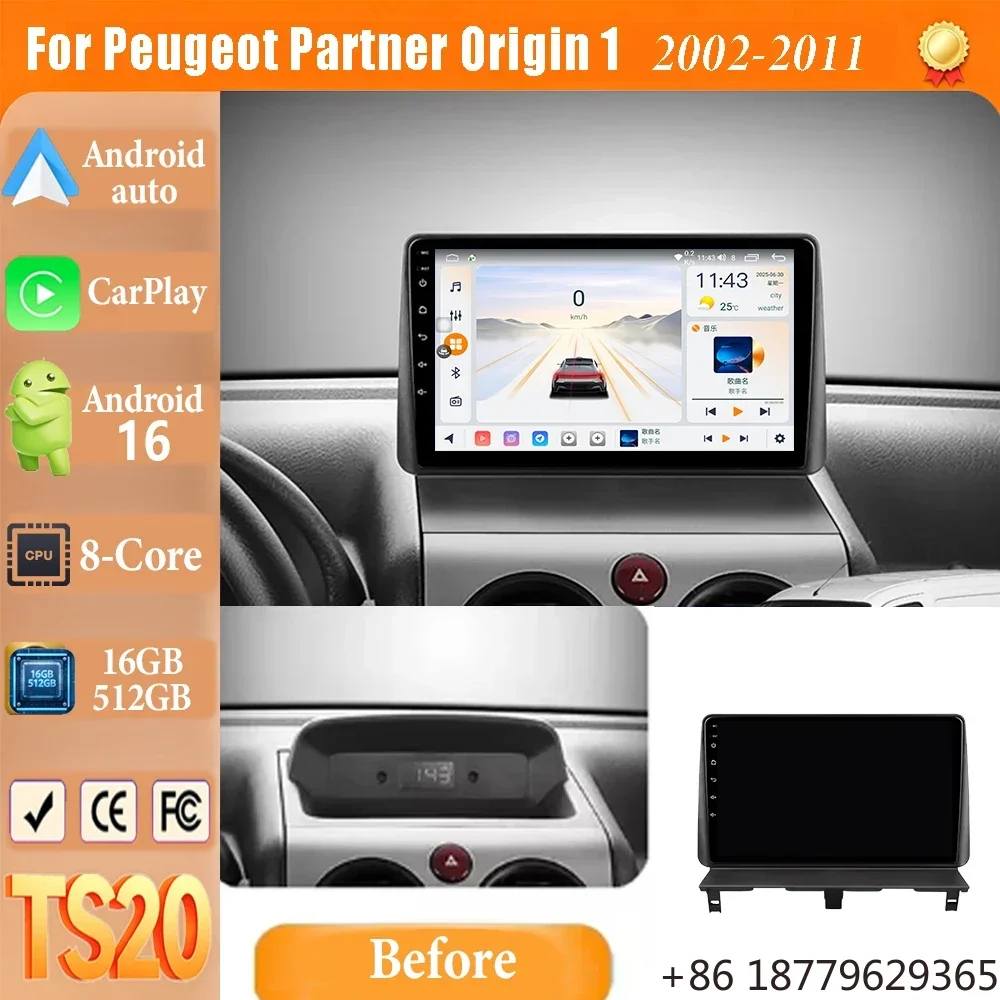 Android Multimedia Player Stereo Navigation GPS DVD Van Fitment 2002-2011