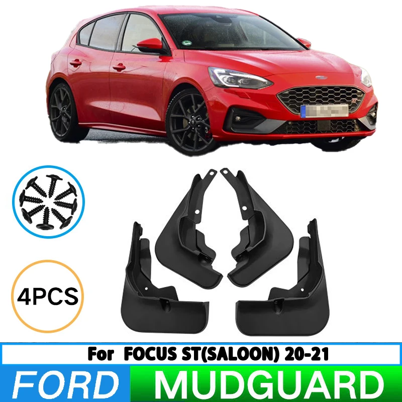 For Ford 2018-2020 Focus Sedan Focus ST Saloon Car Tire Fender Splash Guard Front and Rear Wheel Fender Auto Parts