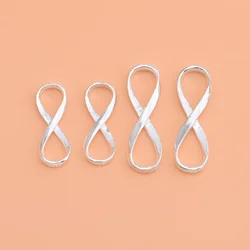 S925 sterling silver jewelry accessories 8 characters unlimited love hand creative DIY beaded material homemade bracelet