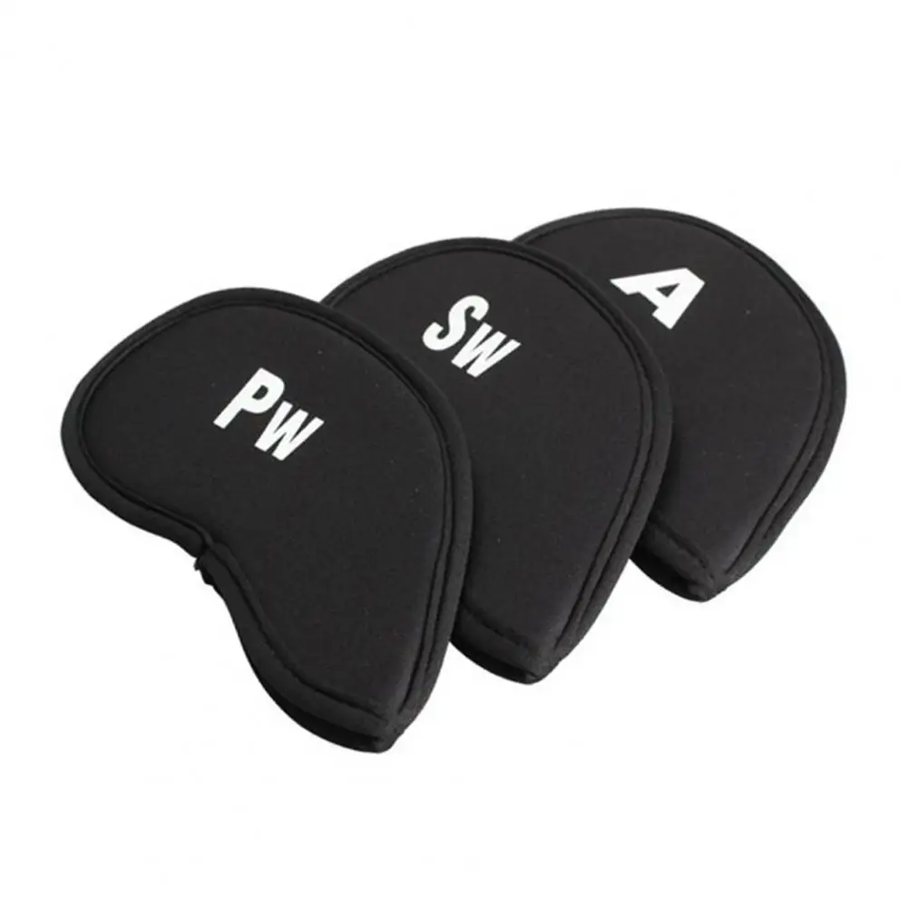 Golf Club Head Covers Club Head Protection Cover 10pcs Golf Club Headcover Set Driver Iron Putter Protection Covers for Enhanced