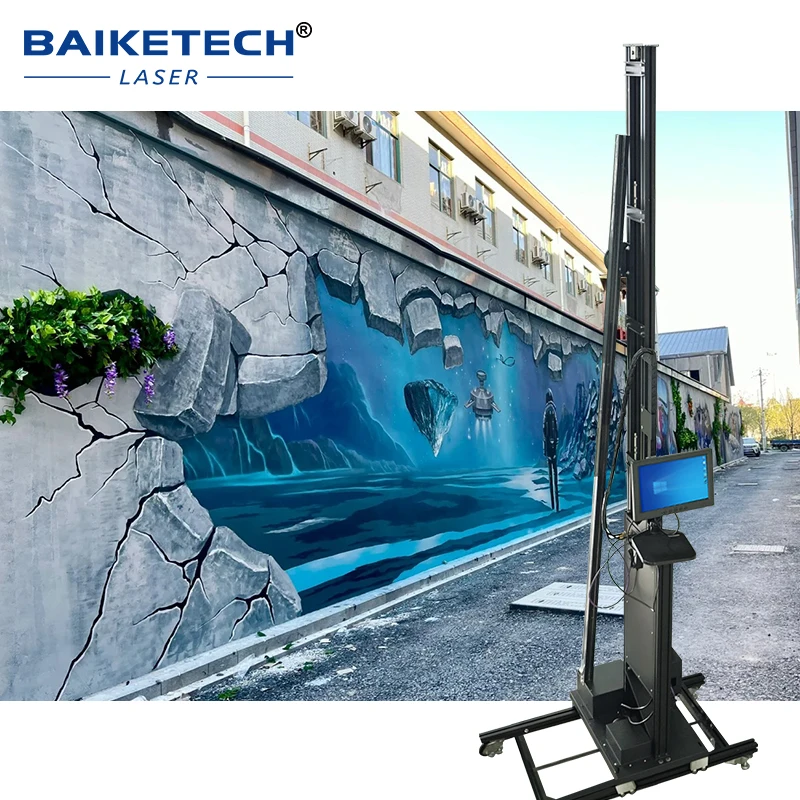 Businesses Mural Painting Machine Wallpaper Printer TH-UP1400M Vertical 3D Inkjet Professional Wall Printing Equipment