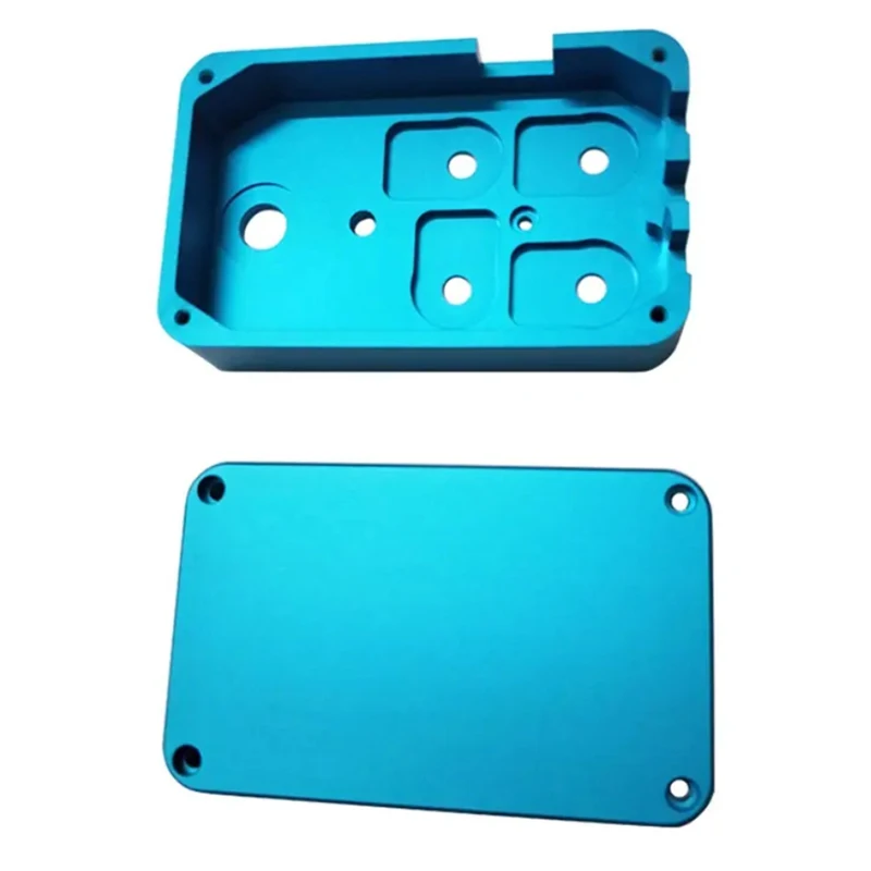 Factory Customized electronic enclosure box cnc milled anodized aluminum case