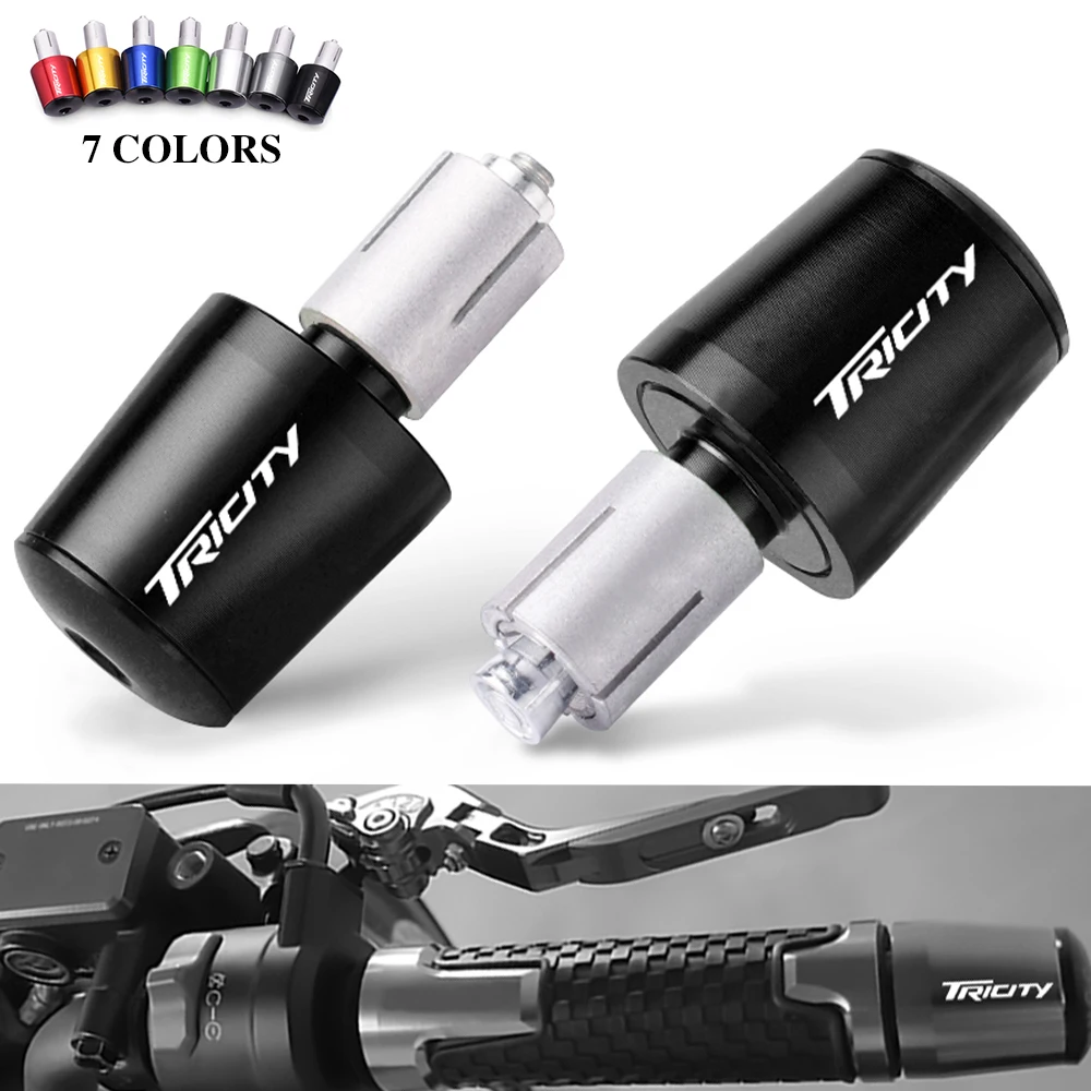 Motorcycle Accessories CNC Aluminum Handlebar Bar End Cap Grips cover For Yamaha Tricity 125 155 300 TRICITY125 TRICITY155