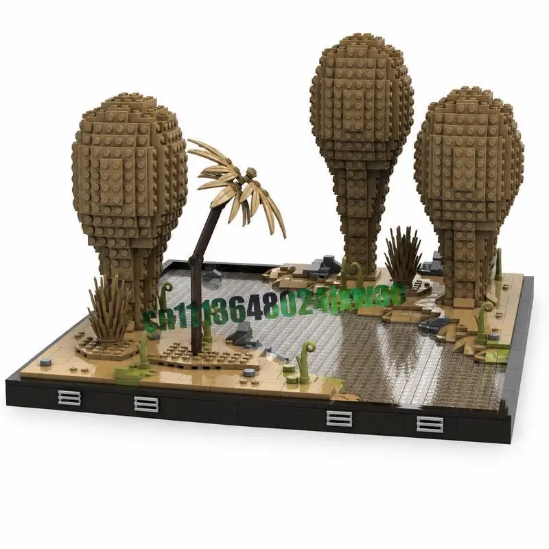 2341 Parts Moc Space Battle Diorama Model Custom Puzzle Architecture Diy Assembly Educational Creative Toy Display Popular Gift