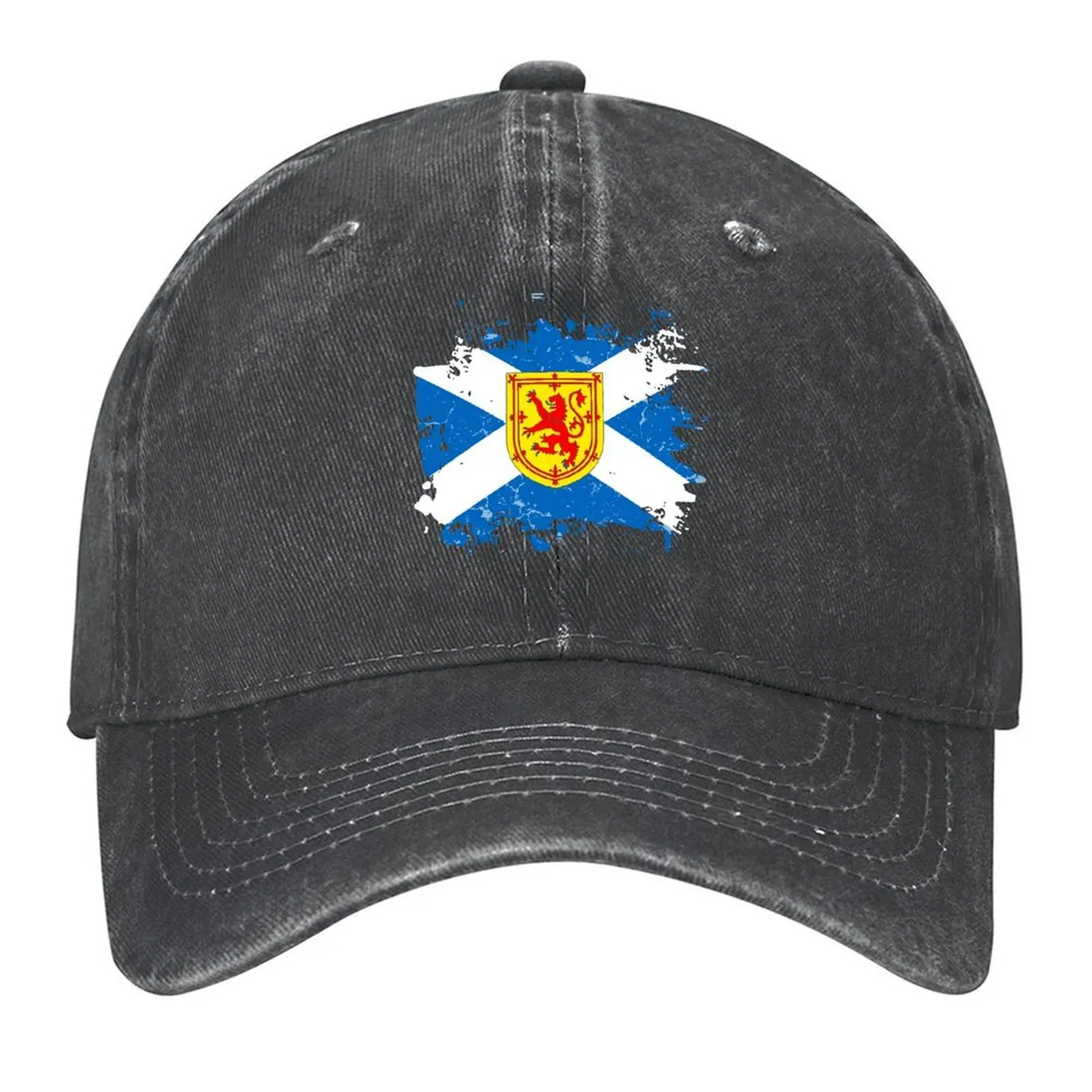 

Scotland flag coat of arms Baseball Cap Funny hats Beach Golf Hat luxury caps Boy Child Women's