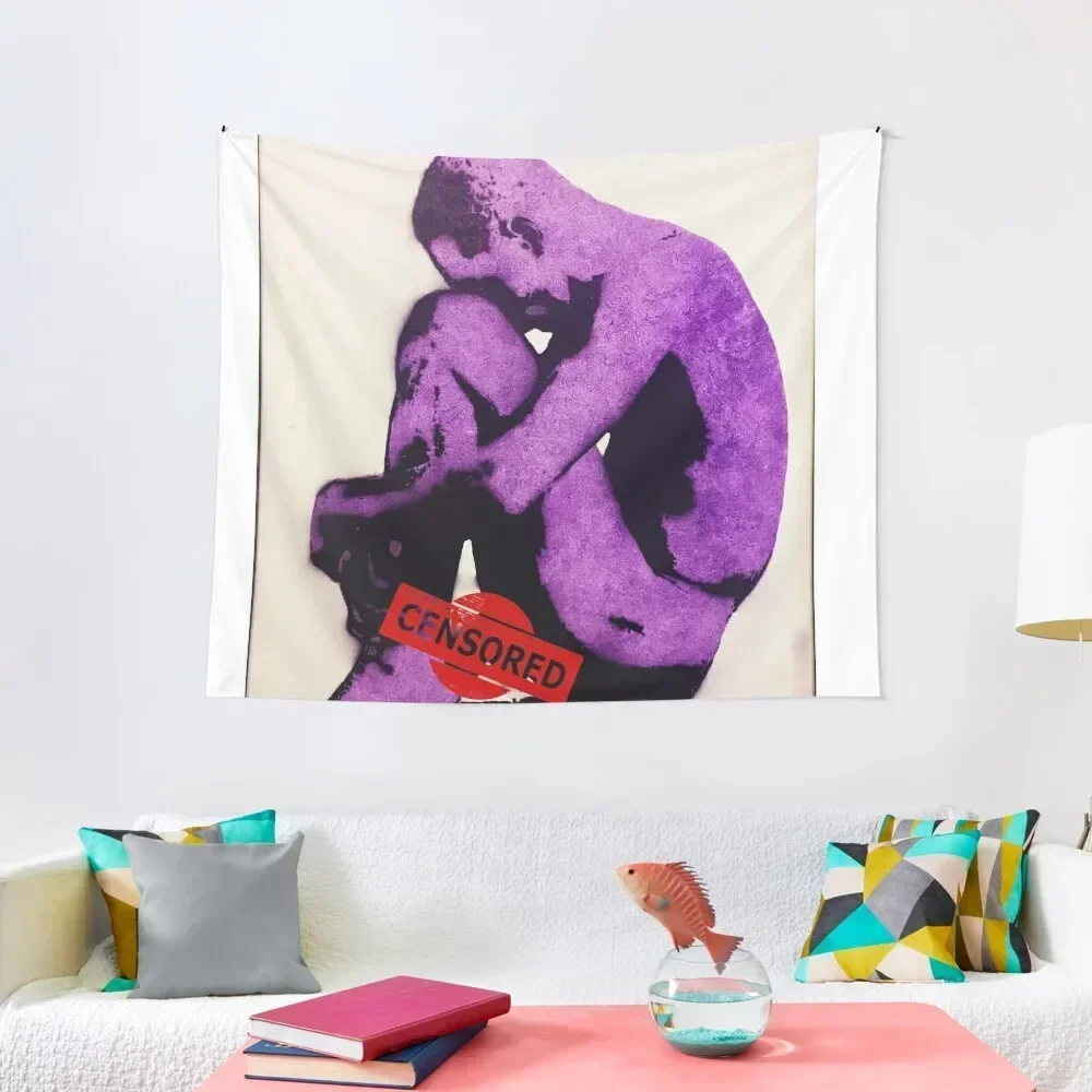 Tribute to Robert Mapplethorpe, spray and acrylic on canvas by Fausto Novelli F&N Tapestry Nordic Home Decor Tapestry