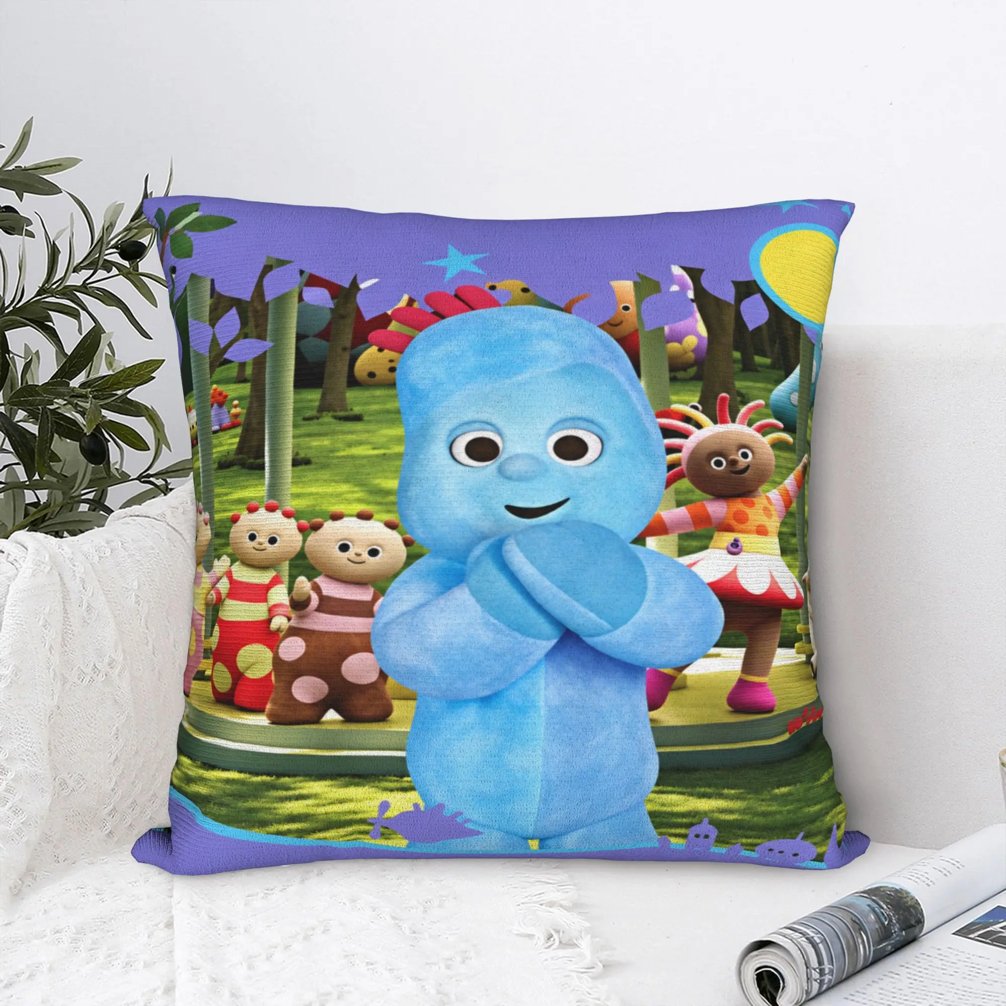 The Haahoos In the night garden Pillowcases  Funny Pillow Case For Sofa Home Decoration Custom Pillow Cover