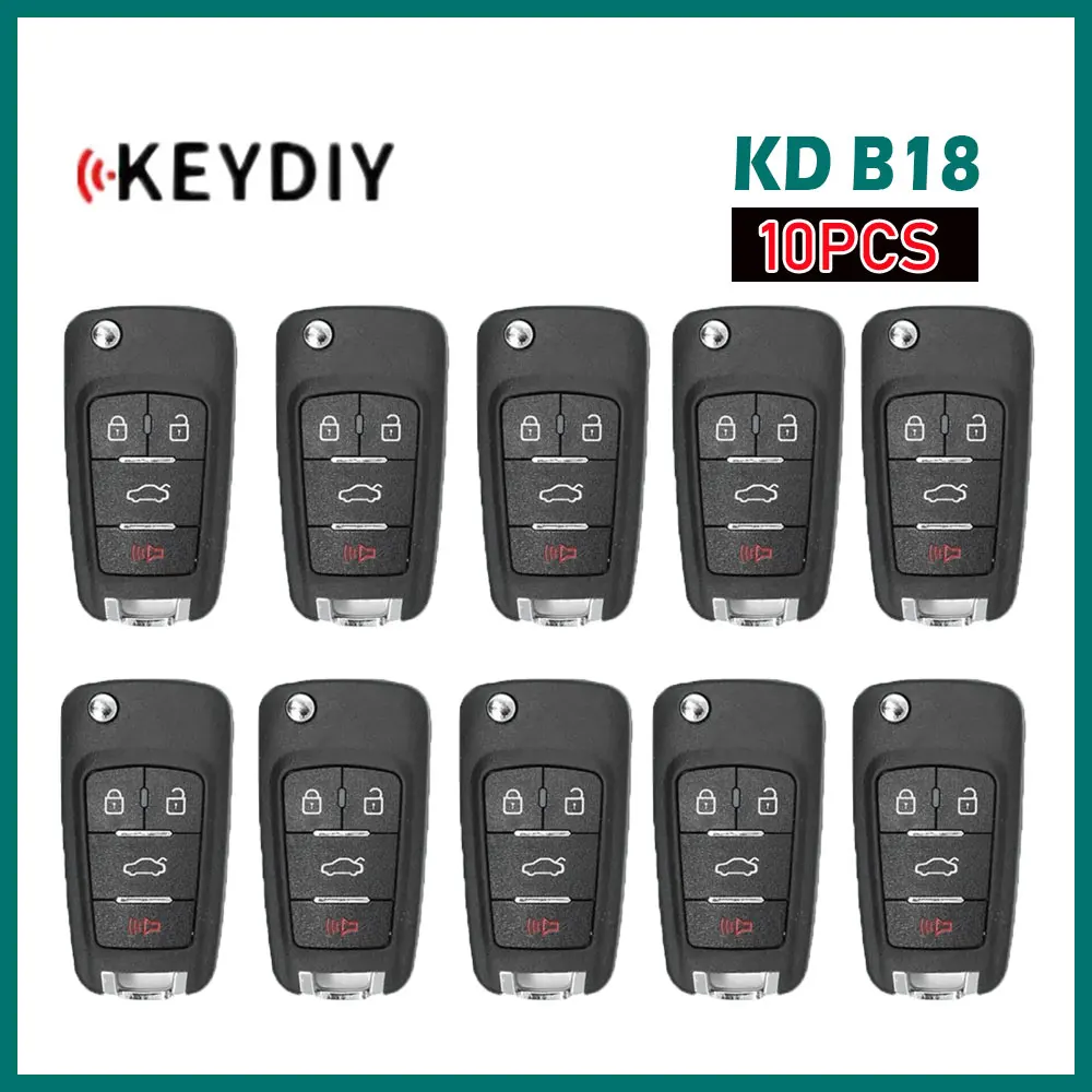 

10pcs Keydiy KD B18 Universal Remote Key for Hyundai Style 3 Buttons Remote Smart Key for KD900 KD-x2 KD Mini Key Programmer