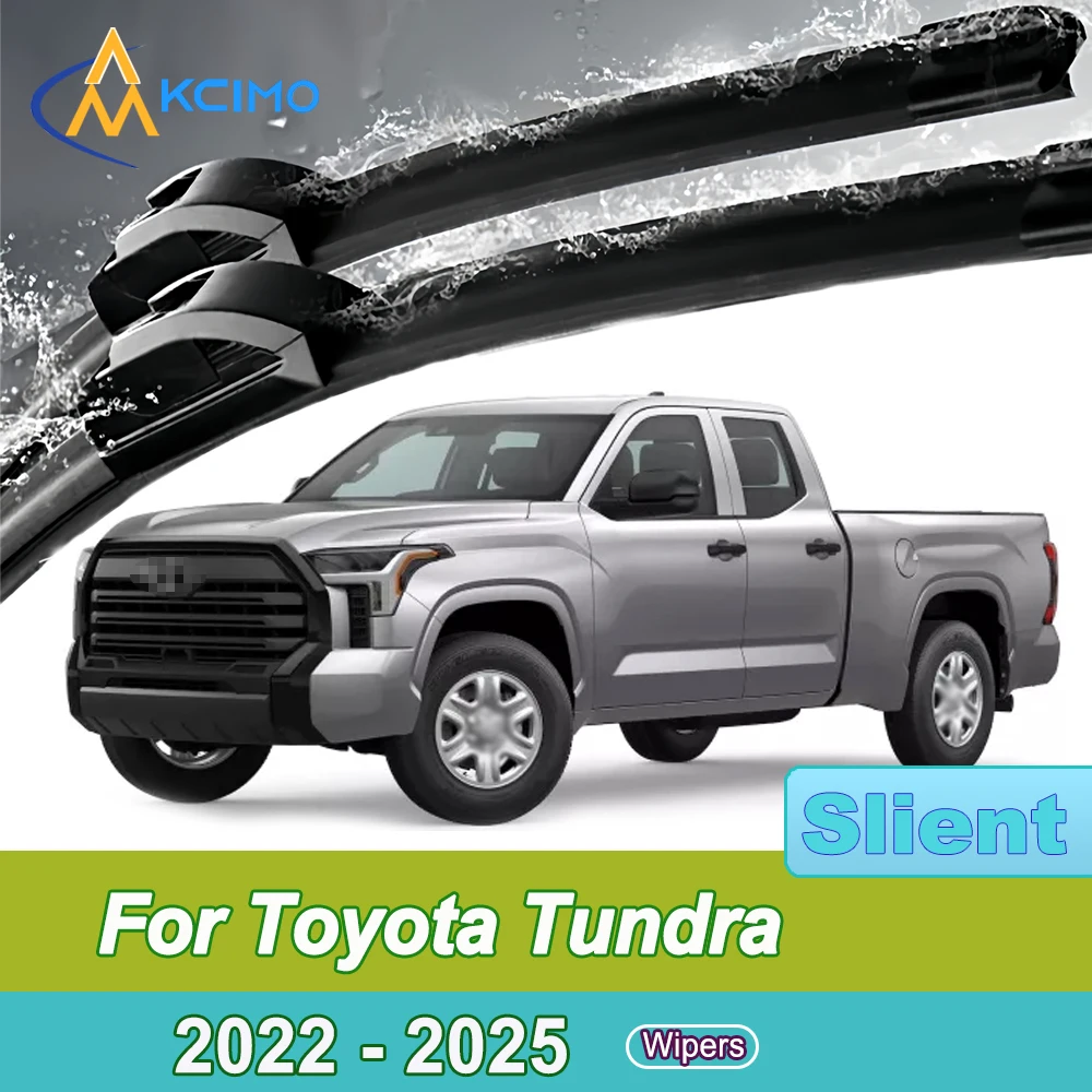

Silent Beam Wiper Blades For Toyota Tundra XK70 2022-2025 Noise-Free Windshield Wipers High-Performance