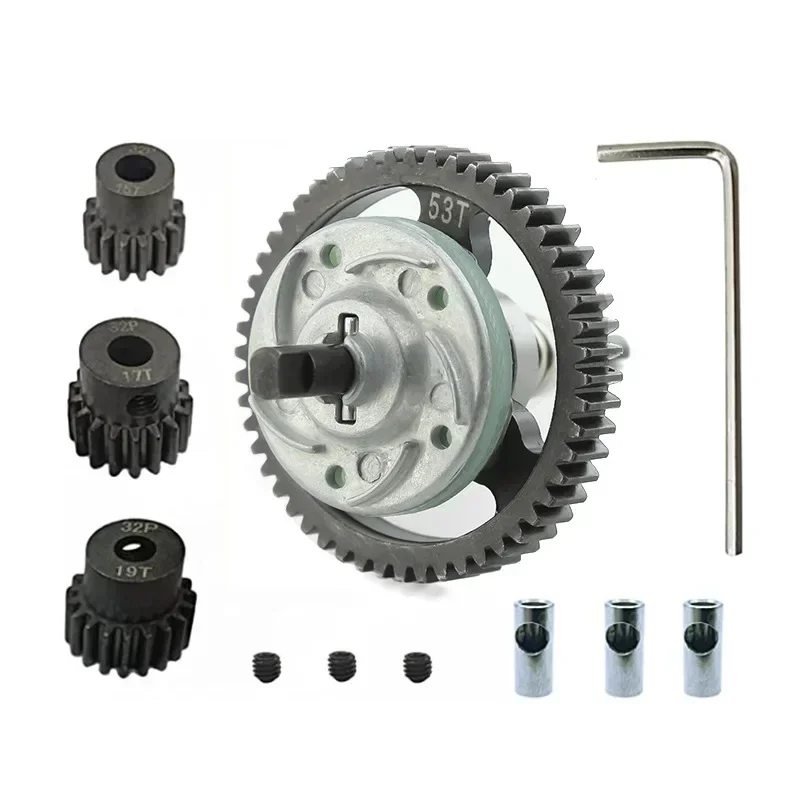 Metal 6878 Differential Gear Complete Slipper Clutch 50T 52T 53T 54T For TRX Slash 4X4 / Stampede Rustle 4X4 1:10 RC Car