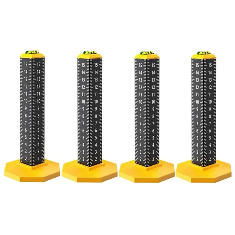 T19C Stick Wall Lay Floor Tiles Tool Ceiling Leveling Ruler Light Steel Artifact Horizontal Bubble Leveling Ruler 8 Pcs view 5