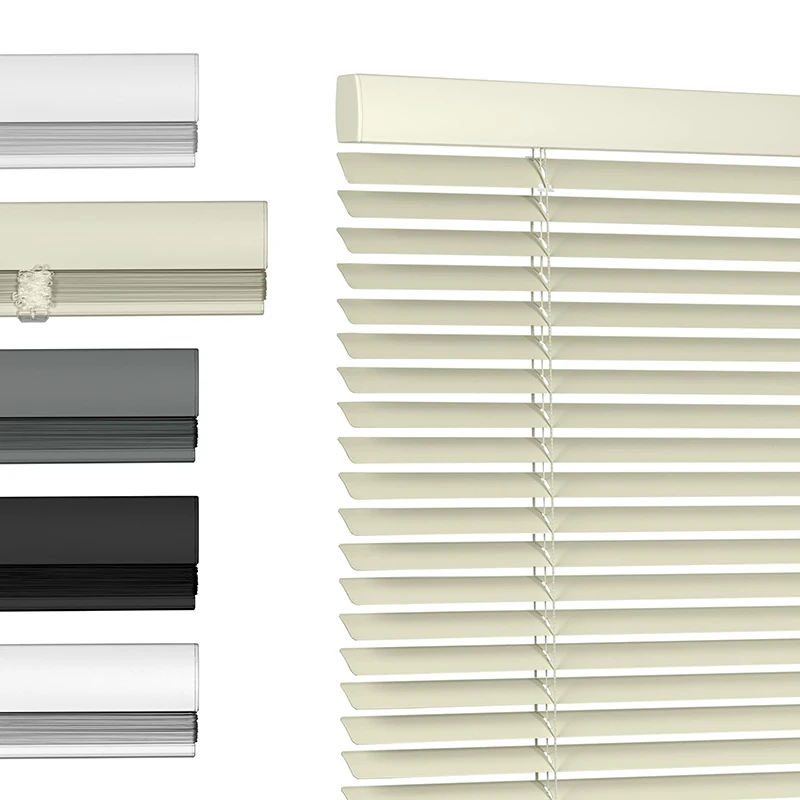 

Современные 1-дюймовые алюминиевые планки Венецианские жалюзи Беспроводные водонепроницаемые оконные шторы Оптовая продажа с фабрики для французских окон Встроенные
