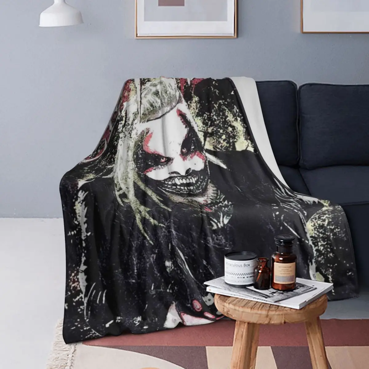 

The Fiend B - Bray Wyatts Horror Одеяла Мягкое теплое фланелевое одеяло для кровати Гостиная Пикник Путешествия Домашний диван