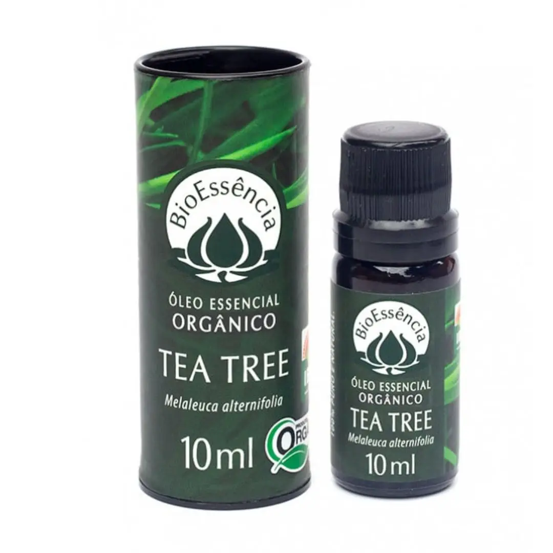 Aceite Esencial de árbol de té de bioesencia orgánica (Melaleuca), 10 ml