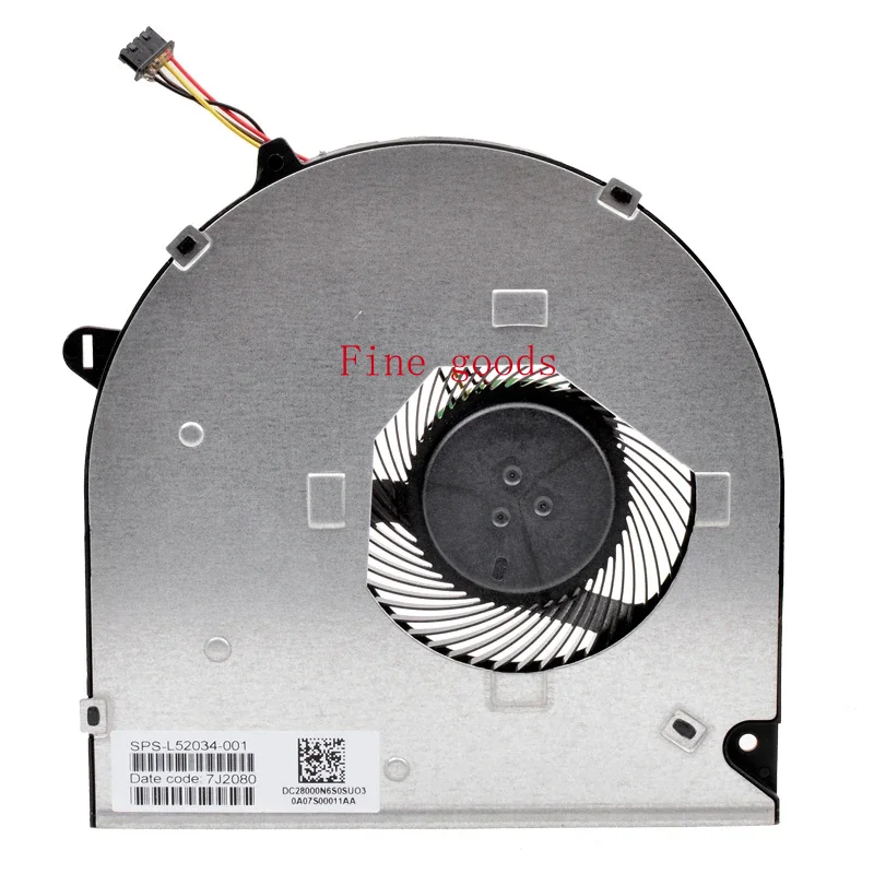 Cpu Cooling Fan Cooler for HP 15-DU 15s-gu 15s-gy 15s-gr 15s-du NS85B23 18J34 EF50040S1-1C010-S9A SPS L52034-001