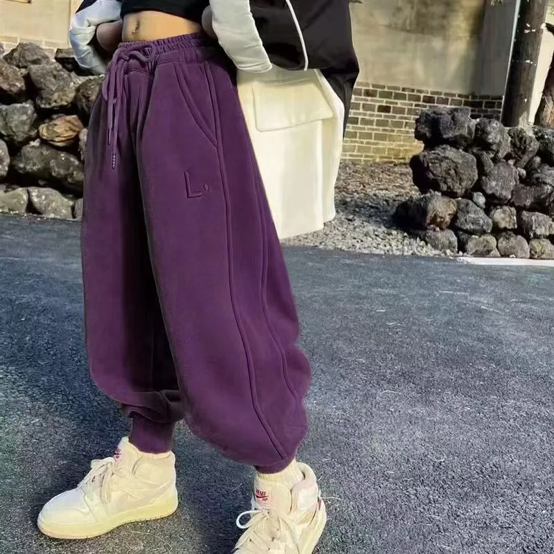 

Спортивные штаны для девочек. Эластичные термоштаны для подростков (размеры 8-14). Цельная теплая флисовая подкладка. Модная осенне-зимняя флисовая подкладка.