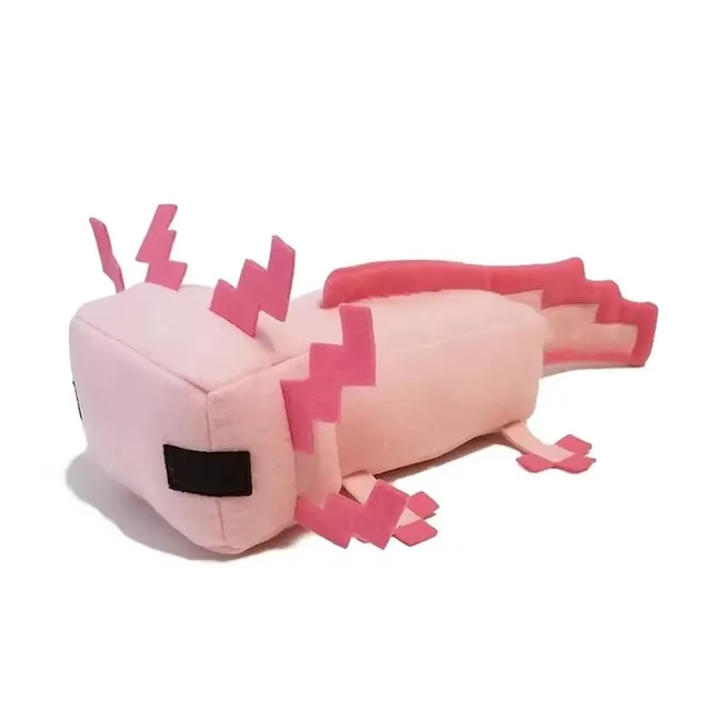 25 cm carino stand axolotl peluche animale rosa axolotl peluche cuscino bambola regalo di compleanno per bambini decorazione della casa