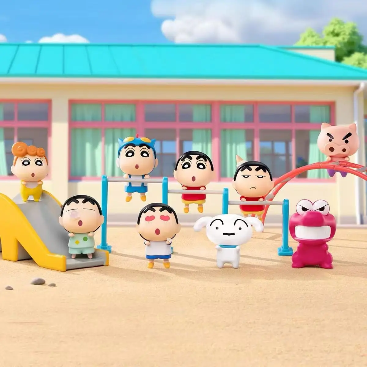 

Коллекционная фигурка Крэйон Шин-чан в стиле Q-версии, серия «Ежедневная жизнь», аниме-персонаж, игрушка-сюрприз в закрытой коробке, украшение для рабочего стола