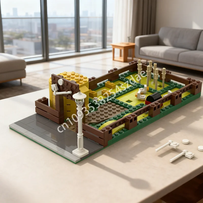 

341pcs MOC Minigolf Farm Edition Modulared Model Building Blocks Architecture Assemble Christmas Gifts DIY Toys Kids Birthday