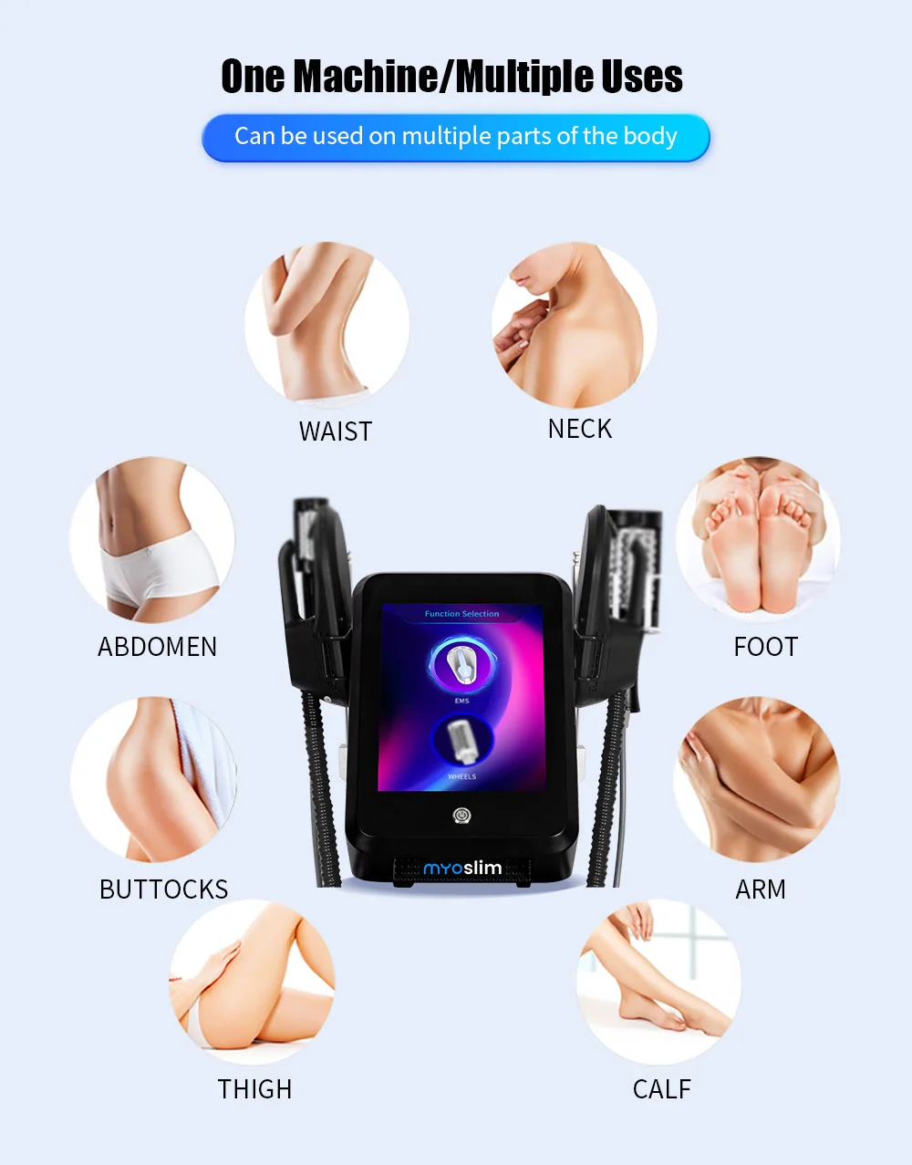 2in1 200Hz EMSローラー痩身セルライト除去インナーボールローラー360度赤外線真空ローラーマッサージ美容機器