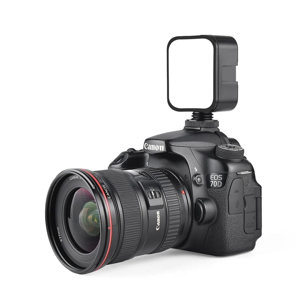 Mcoplus AY-49S Mini Video Light LED كاميرا إضاءة التصوير الفوتوغرافي لهاتف GoPro Canon Nikon الذكي لـ YouTube Tik Tok Video Shoot