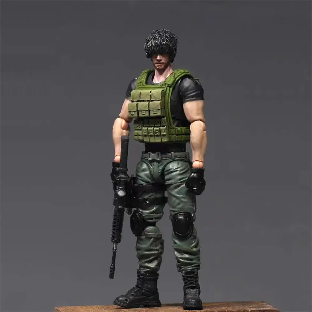 1/18th Residents of the Evil Soldier Doll Full Set Moveable Toys Model Gift About 3.75