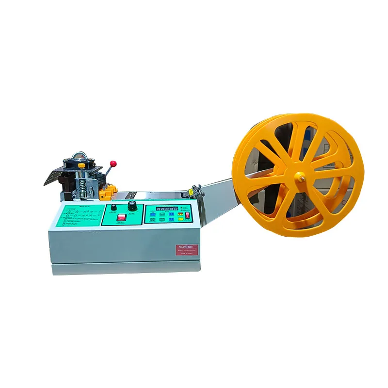 

High Speed Computer controlled fabric cutting machine Automatic Ribbon Hot Cutter Webbing Cutting Machine