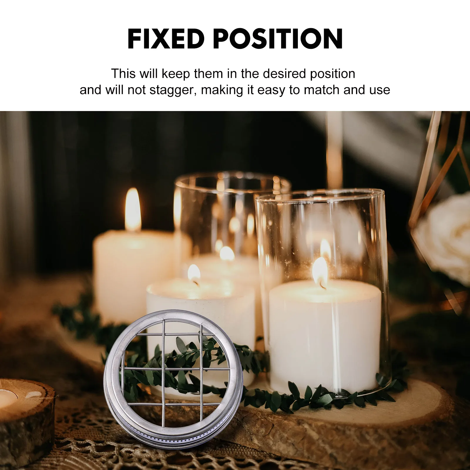 

11 pcs Flower Lids Stainless Steel Canning Jars Leak Proof Mesh Cap Storage Bottle Sealing Lid Replacement Round Jar Can Cover