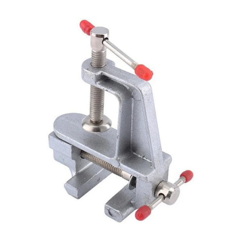 Mini Bench Vise Table Screw Vise Aluminium Alloy Table Bench Clamp Vise for DIY Mold Fixed Repair Tool small flat nose pliers