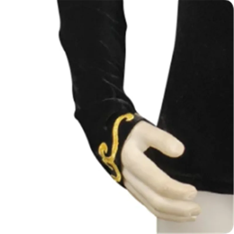 Vestes de ballet sur mesure pour hommes adultes ou enfants, tunique de ballet violette, olympiques de danse de ballet pour hommes, manches longues