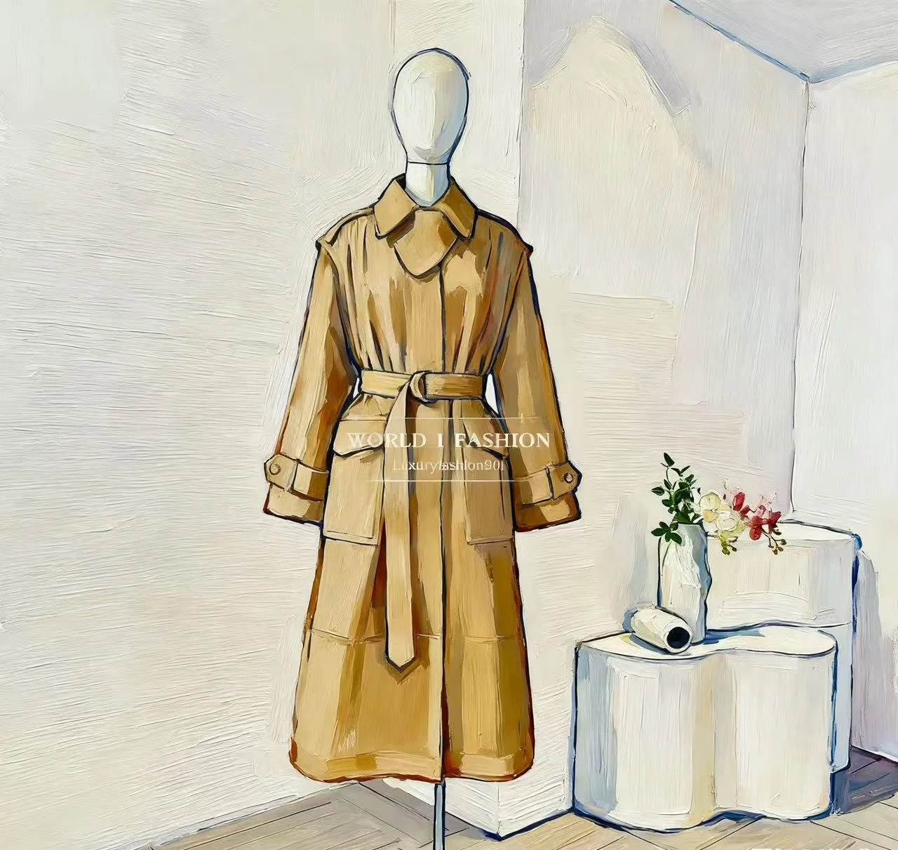 

2025 Новая мода цвета хаки с длинными рукавами, стильная ветровка, длинная куртка, топы