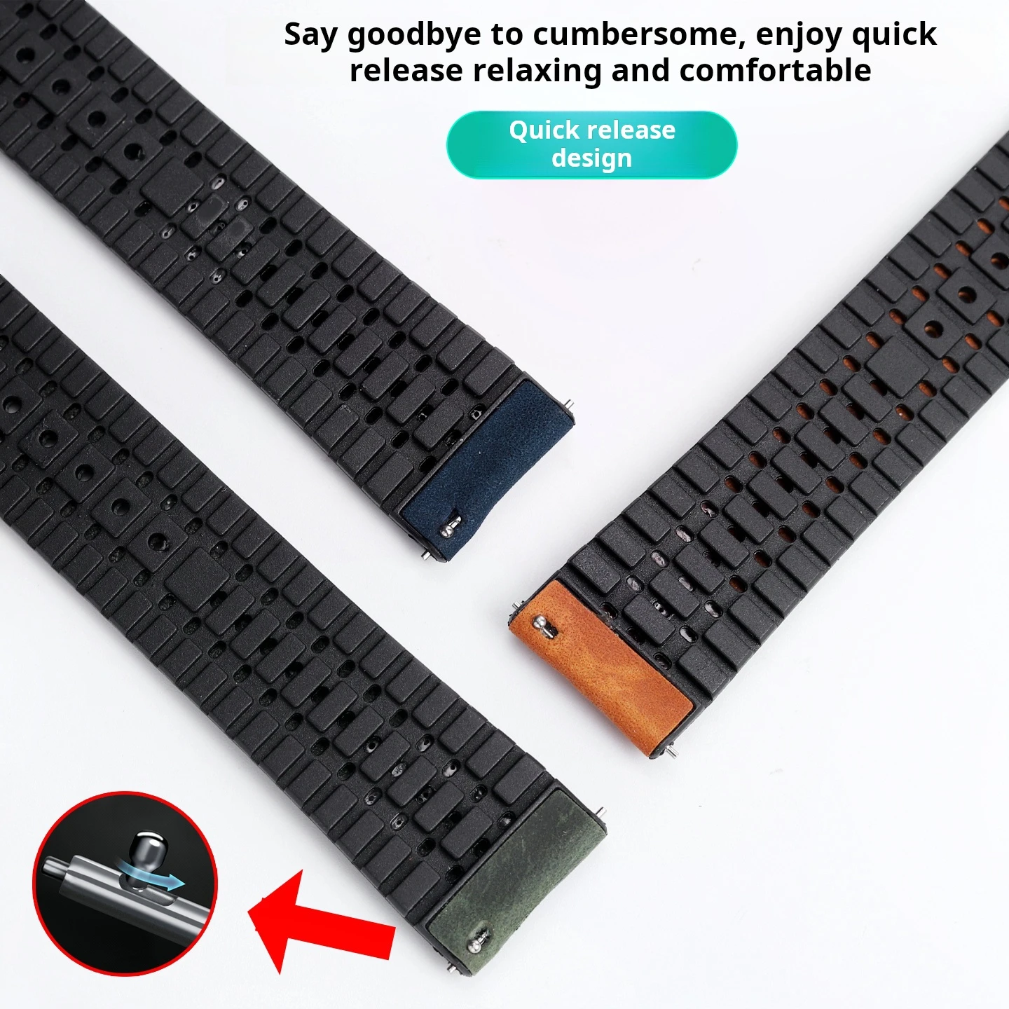 20 мм 22 мм быстросъемный кожаный силиконовый ремешок для часов Tudor Rolex Omega seiko Longines Tissot Huawei ретро ремешок для часов