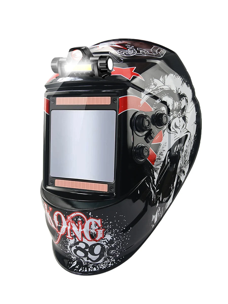 

Large View Auto Darkening Welding Helmet Wide Shade 4-9/9-13 for TIG MIG ARC Cut and Grind