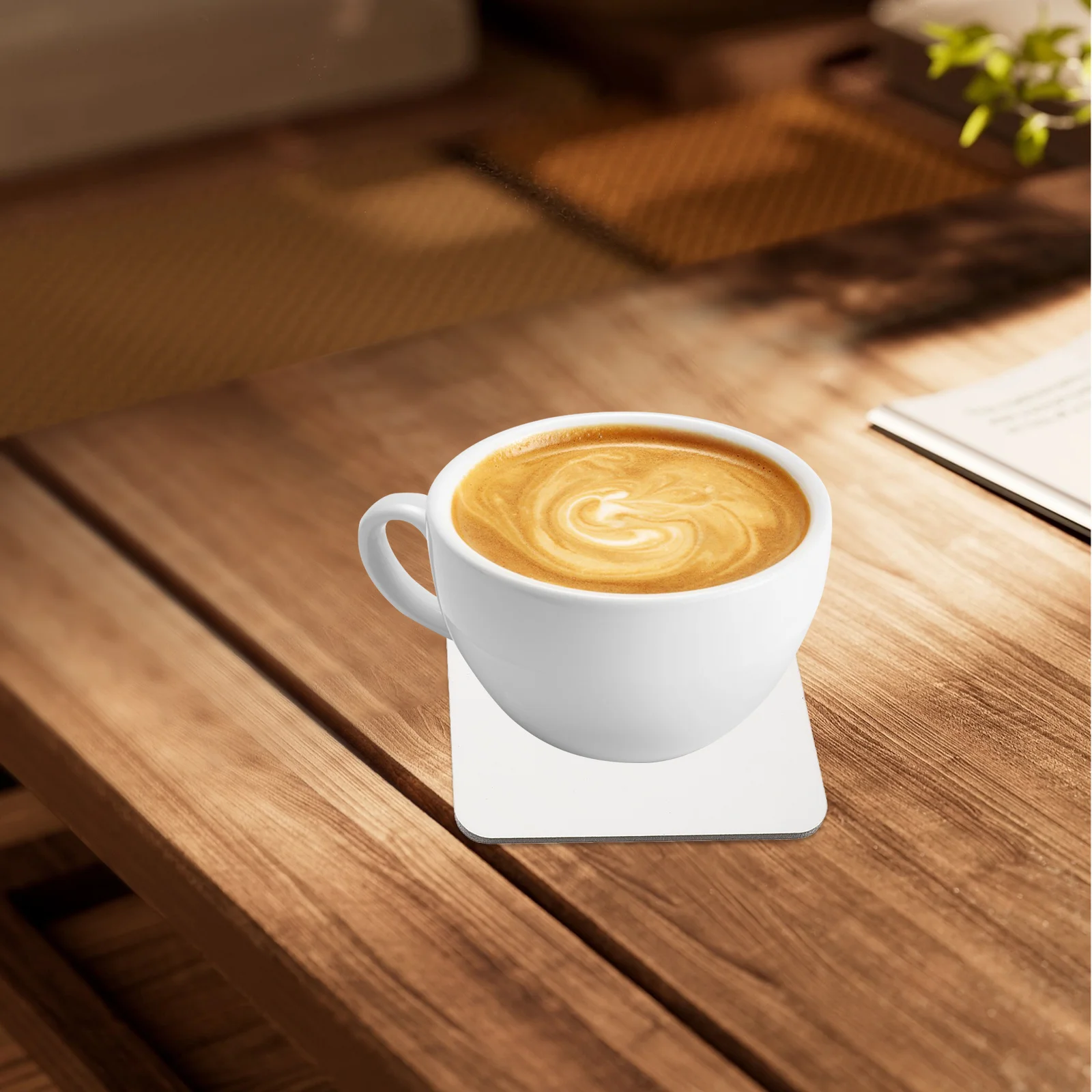 

24 шт., пустые подставки для сублимации, круглые деревянные заготовки для передачи тепла для DIY, креативные украшения для напитков, поделки