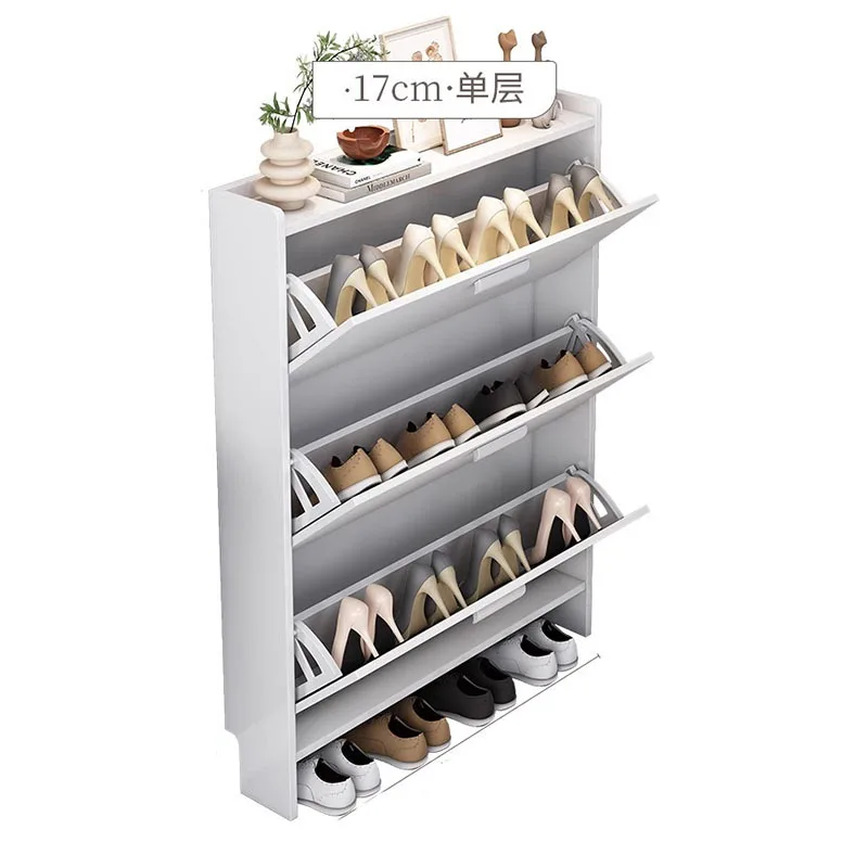 Display Modern Shoe Cabinets Storage Bedroom Organizers Shelves Wooden Luxury Shoe Cabinets White Scarpiera Hallway Furnitures