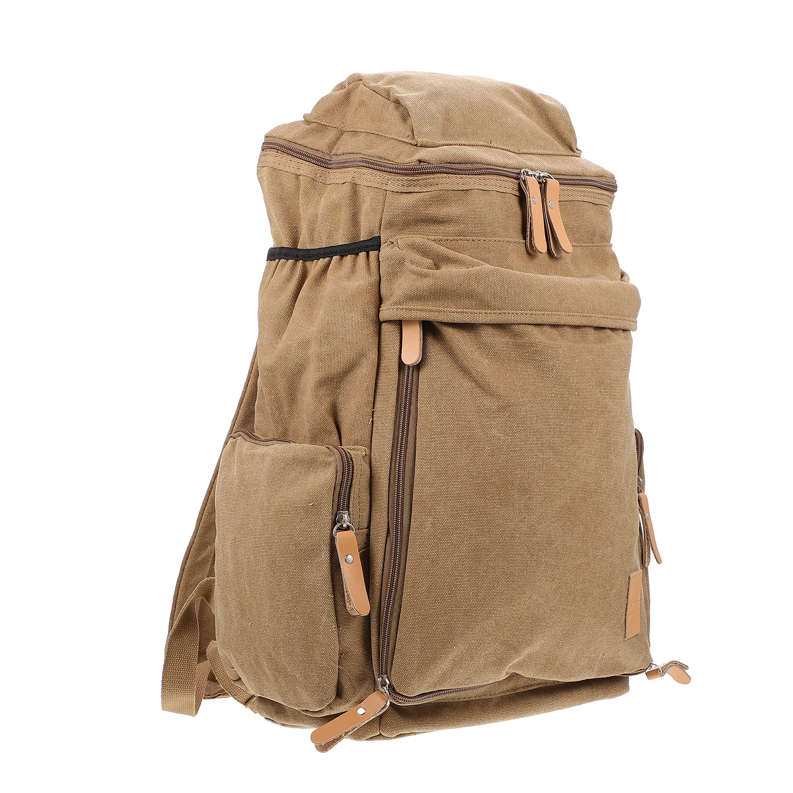 

1Pcs Canvas Backpack for Men Outdoor Hiking Large Capacity Waterproof Travel Backpack Lightweight Vintage Style Storage Bag
