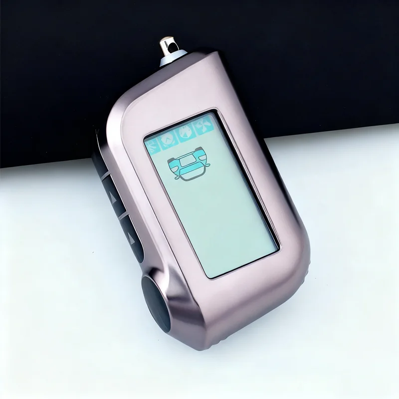 Gun Gray for Starline A93 A63 Russian Version Two Way Car Alarm LCD Remote Controller Key Cover Holder High Quality TPU Key Case