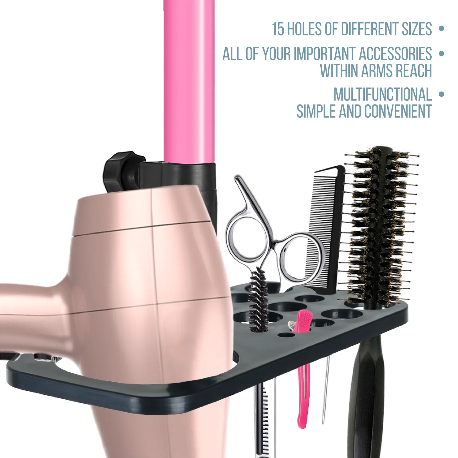 Heavy Duty 50Inch Wig Stand with Tray