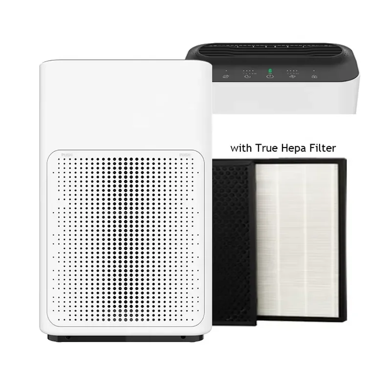 For Desktop 3 Layers Filter Air Cleaner True Hepa Home Air Purifier With Certificate