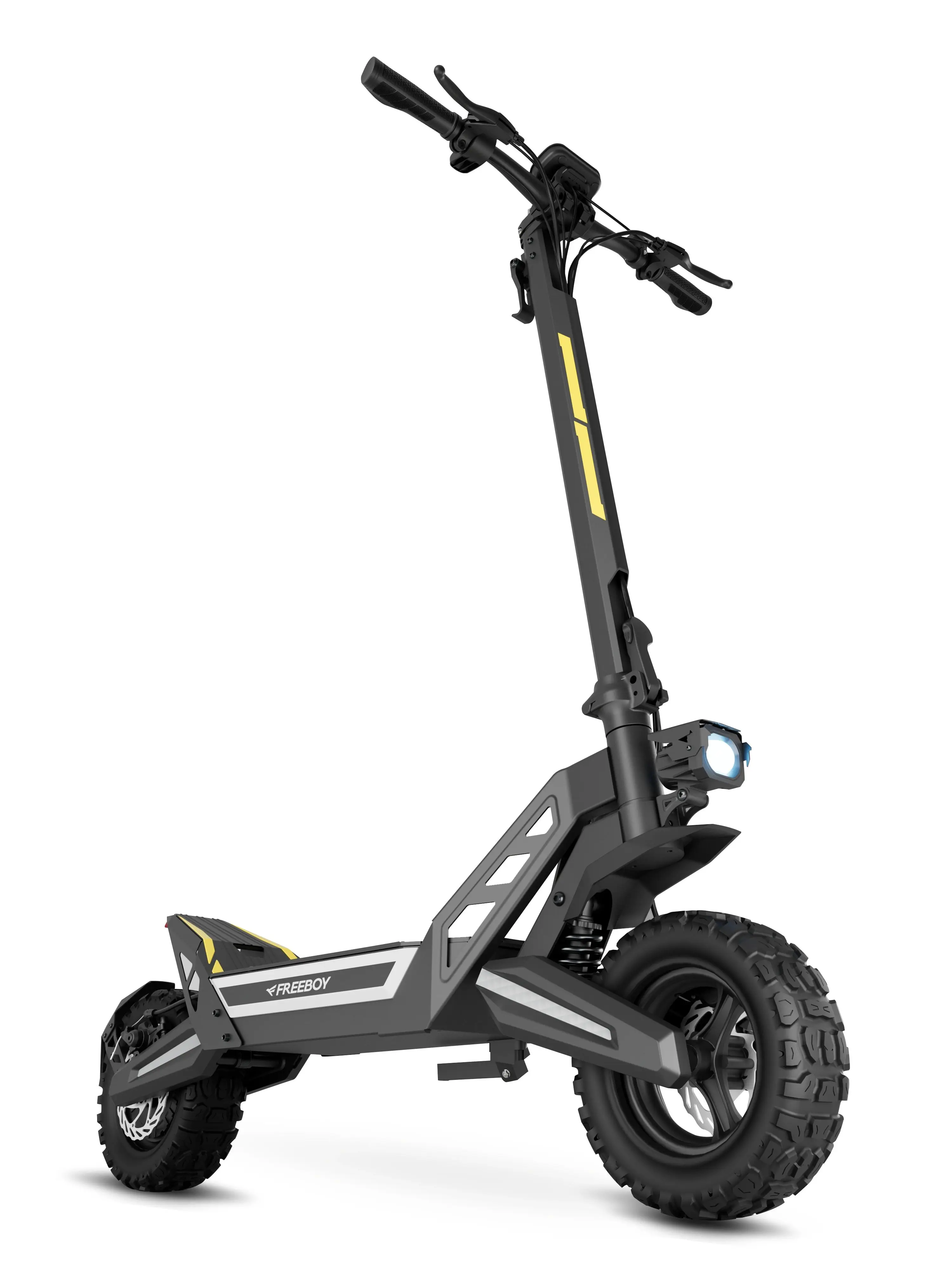 FREEBOY J2 Max Elektroroller 1200W Motor, 48V 18,2Ah Hochleistungs-Lithiumbatterie, Schnelles Laden, Höchstgeschwindigkeit ​ ​ 55 km/h, 11-Zoll-Reifen, Vorder- und Hinterrad-Doppelscheibenbremsen –