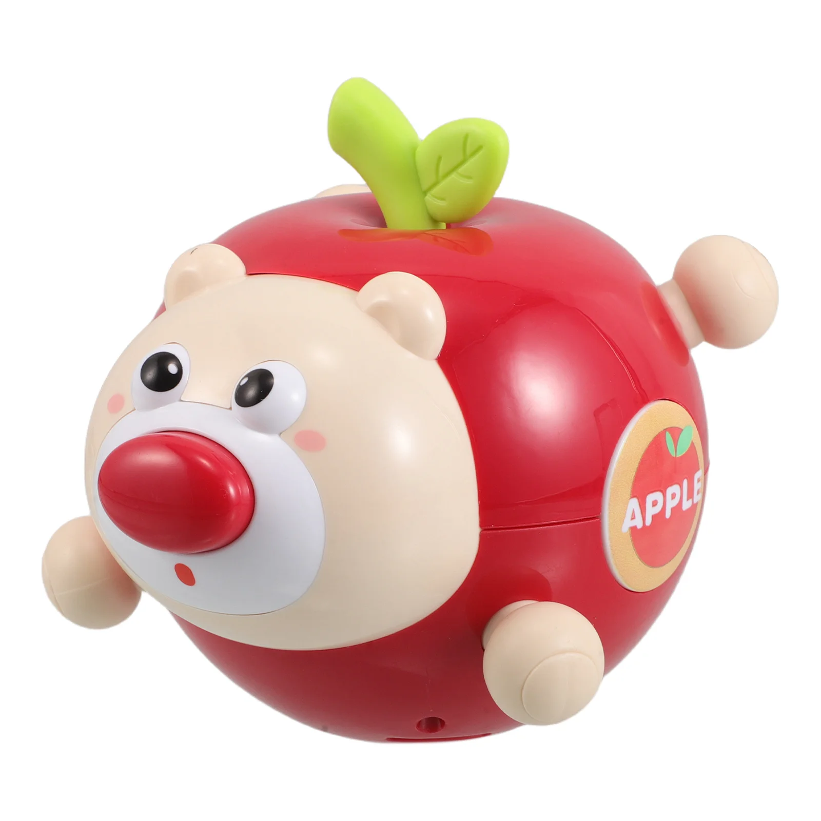 Bebé oscilante infantil sensorial dentición suave masticable forma de manzana diseño de vaso desarrollo de coordinación manual juego Montessori