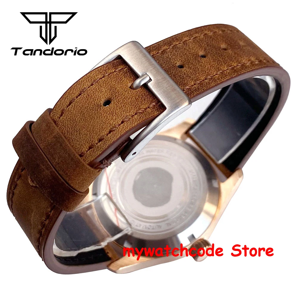 Maßgeschneiderte Uhr für Herren, echte Cusn8-Bronze, 20 Bar, wasserdicht, automatische Fliegeruhr, Vintage-Armbanduhr, NH35A, PT5000-Uhrwerk