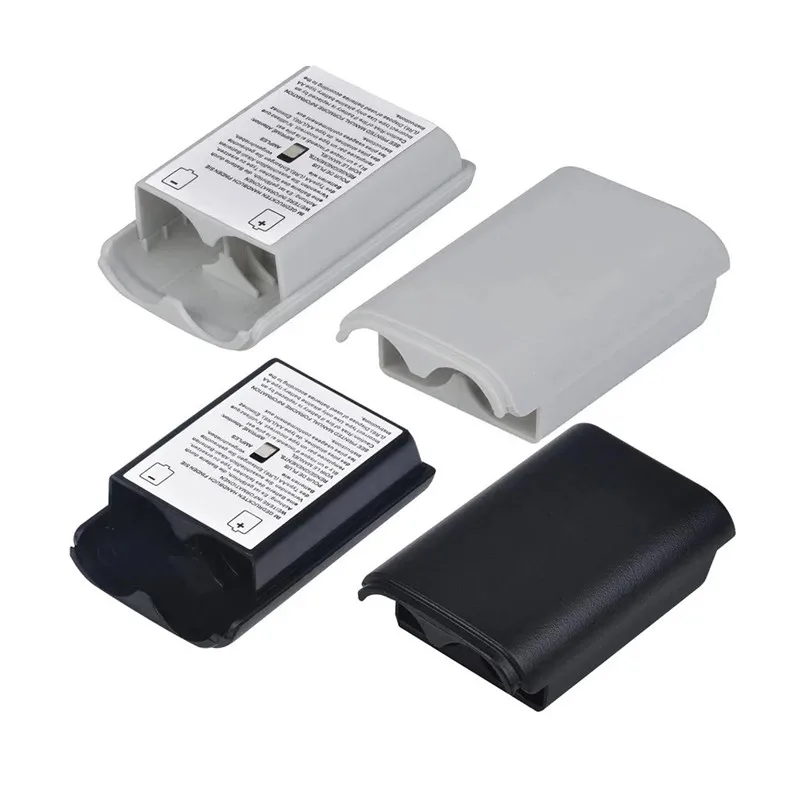 500 قطعة علبة البطارية حزمة الطاقة ل Xbox 360 وحدة تحكم لاسلكية قابلة للشحن AA غطاء البطارية لملحقات XBOX 360