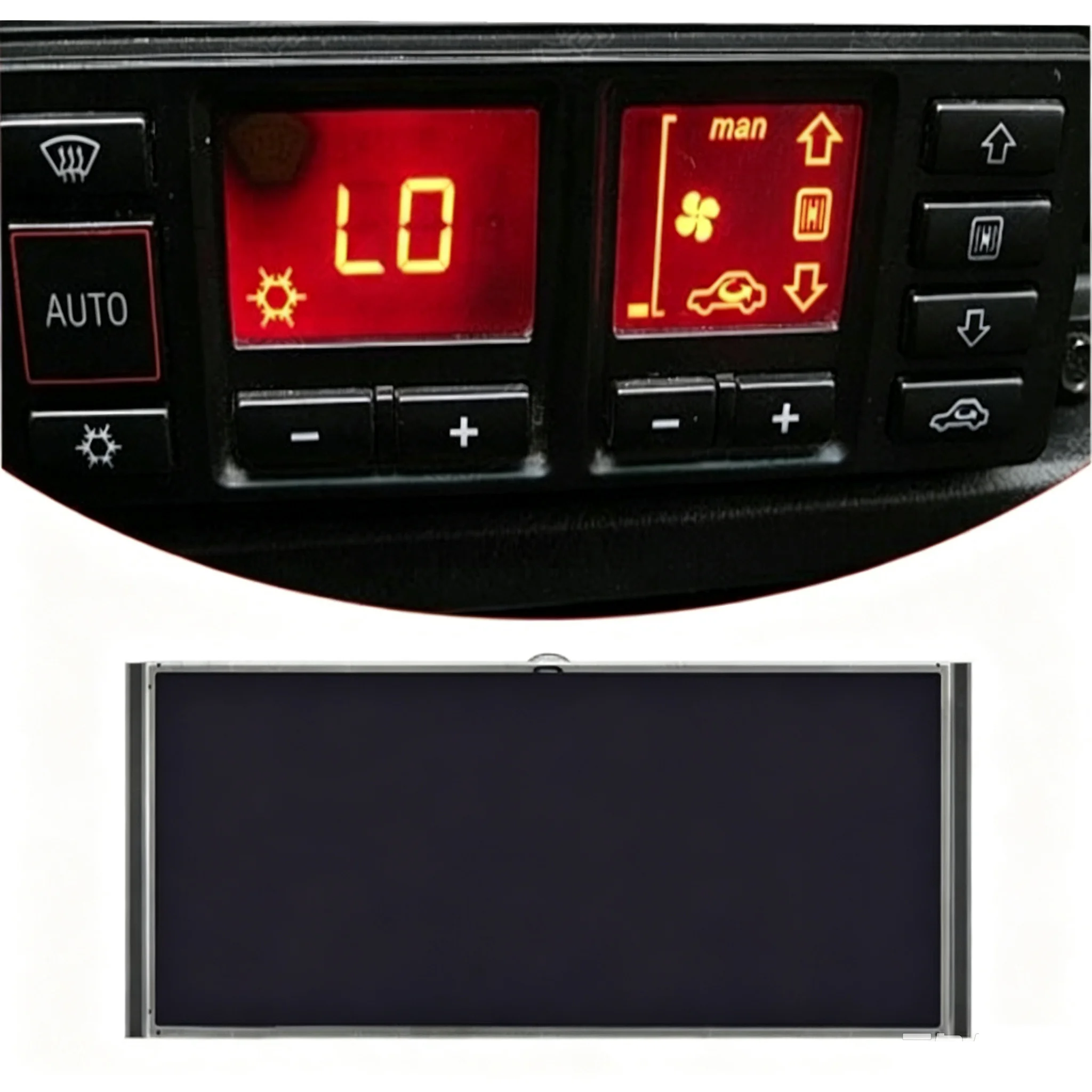99665310100 Car Digital Heater Climate Control Unit LCD Screen Display for Porsche 911 (996) Boxster 986 Ruf 3400S 3600S RGT