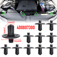 10x Car Radiator Protective Engine Cover Shroud Grille Hood Panel Clip Retainer Rivet For Audi A2 A4 A5 A8 Q3 Q5 S4 S5 S8 TT TTS