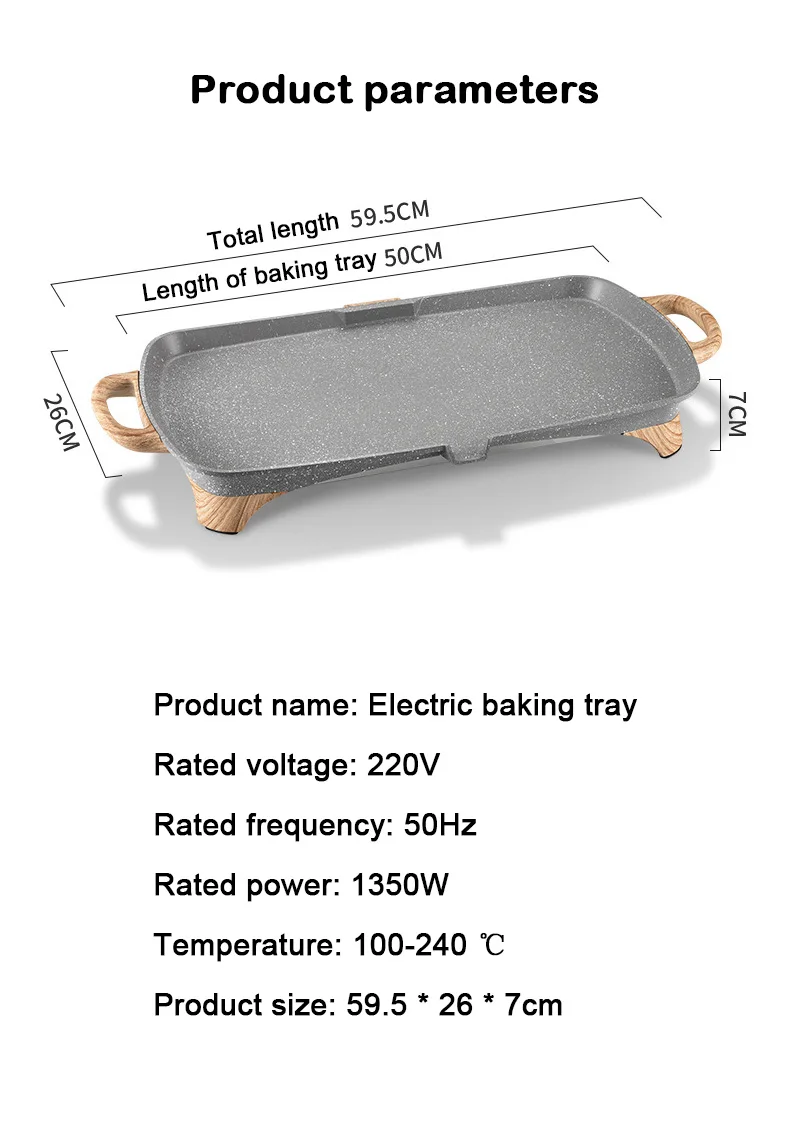 DMWD domowe Grill elektryczne koreańskie maszyna do pieczenia bezdymne nieprzywierająca powłoka tevka talerz Steak Roaster piknik