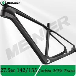 27 5 carbon mtb frame Black matt/glossy 142 carbon hardtail frames xc mountain carbon frame