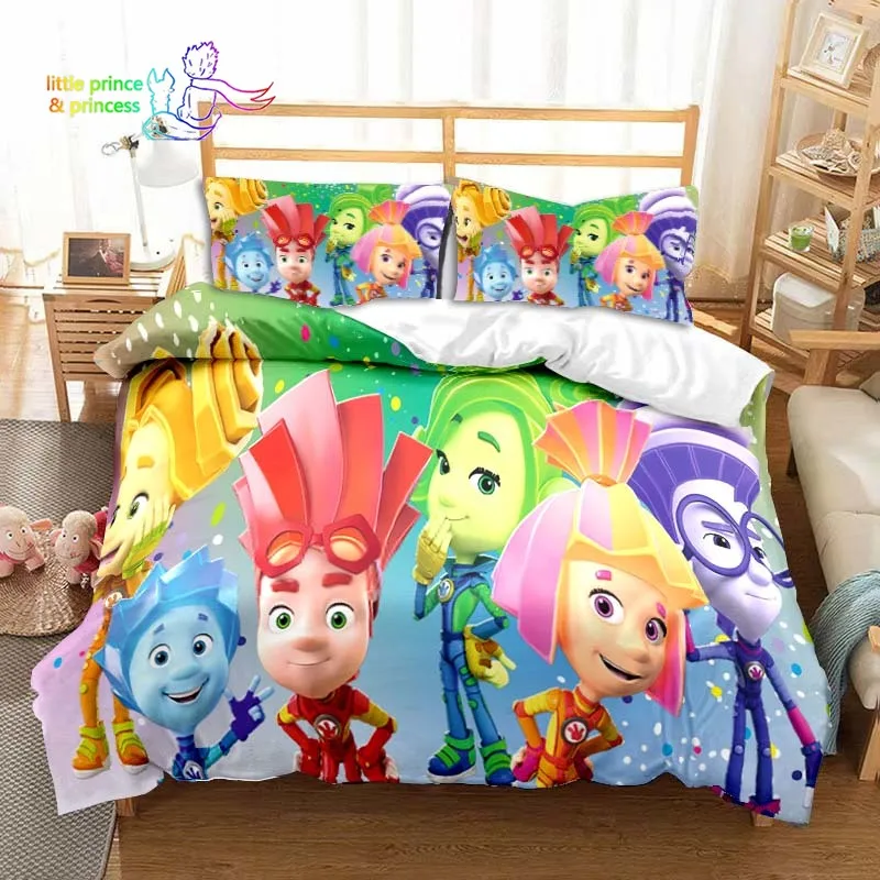 Cartoon The Fixies Bedding Set Single Twin Full Queen King Size Bed Set Adult Kid Bedroom 3D Print Bedding Gift