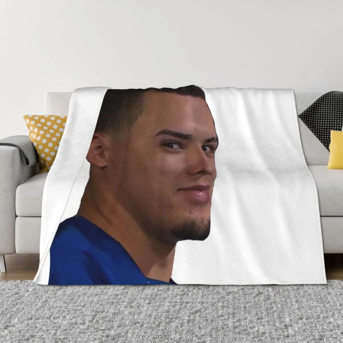 

Javy Baez Eyes Throw Blanket Sofa Thermal Multi-Purpose For Decorative Sofa Blankets